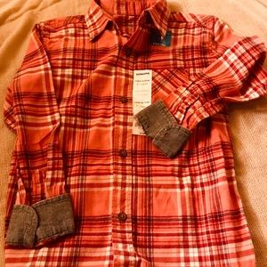 Sonoma Boys button up plaid shirt